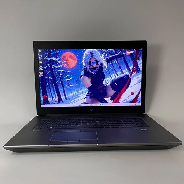 Мобильная рабочая станция Б-класс HP zBook 17 G6 / 17.3" (1920x1080) IPS / Intel Core i9-9880H (8 (16) ядер по 2.3 - 4.8 GHz) / 32 GB DDR4 / 128 GB SSD + 500 GB HDD / nVidia Quadro RTX 3000, 6 GB GDDR6, 192-bit / WebCam / TouchID б/у + Подарок Мышь / USB - Фото 2 Мобильная рабочая станция Б-класс HP zBook 17 G6 / 17.3" (1920x1080) IPS / Intel Core i9-9880H (8 (16) ядер по 2.3 - 4.8 GHz) / 32 GB DDR4 / 128 GB SSD + 500 GB HDD / nVidia Quadro RTX 3000, 6 GB GDDR6, 192-bit / WebCam / TouchID б/у + Подарок Мышь / USB - изображение 2