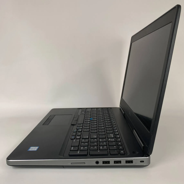 Мобільна робоча станція Б-клас Dell Precision 7520 / 15.6" (1920x1080) IPS / Intel Core i7-7820HQ (4 (8) ядра по 2.9 - 3.9 GHz) / 16 GB DDR4 / 240 GB SSD / nVidia Quadro M1200, 4 GB GDDR5, 256-bit / HDMI б/в + Подарок Бездротова миша / USB - зображення 6