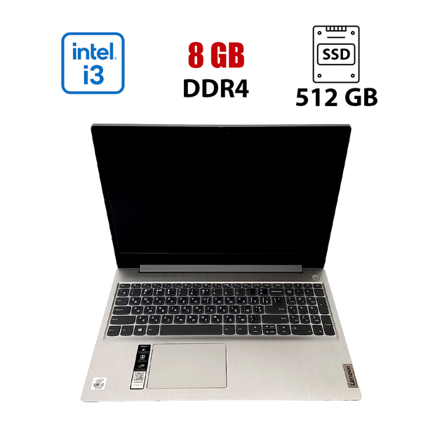 Ноутбук Б-класс Lenovo IdeaPad 3 17IML05 / 17.3" (1600x900) TN / Intel Core i3-10110U (2 (4) ядра по 2.1 - 4.1 GHz) / 8 GB DDR4 / 512 GB SSD NVMe / Intel UHD Graphics / WebCam / Win 10 Lic б/у - Фото 1 Ноутбук Б-класс Lenovo IdeaPad 3 17IML05 / 17.3" (1600x900) TN / Intel Core i3-10110U (2 (4) ядра по 2.1 - 4.1 GHz) / 8 GB DDR4 / 512 GB SSD NVMe / Intel UHD Graphics / WebCam / Win 10 Lic б/у - изображение 1