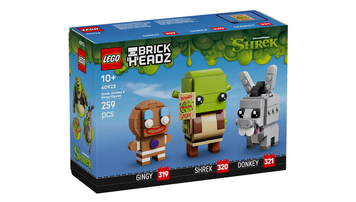 Конструктор Lego Shrek, Donkey & Gingy Figures BrickHeadz 40923 - изображение 2