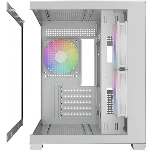 Корпус Gamdias Aura GC10M V2 ARGB White (4711514503166) - зображення 4