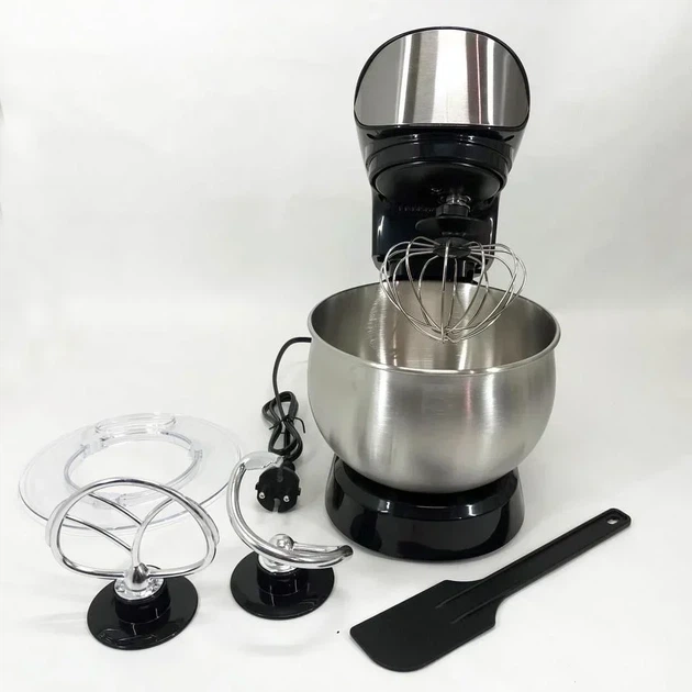 Миксер планетарный Rainberg RB-8083 с чашей из нержавеющей стали 3200 Вт Черный - изображение 2