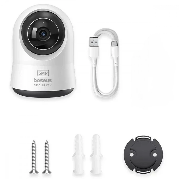 Камера Baseus Security P1 Pro Indoor 3K (Adapter not Included) white - изображение 2