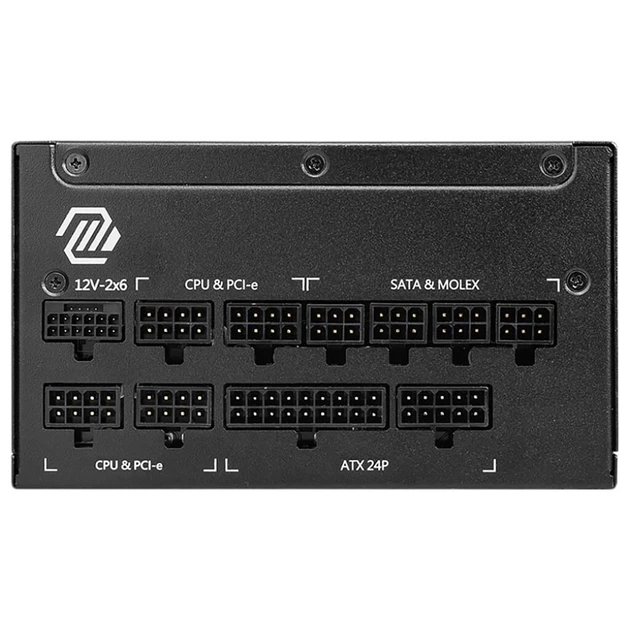 Блок питания для корпусов MSI MAG A1250GL, Черный - 507236 - Фото 2 Блок питания для корпусов MSI MAG A1250GL, Черный - 507236 - изображение 2