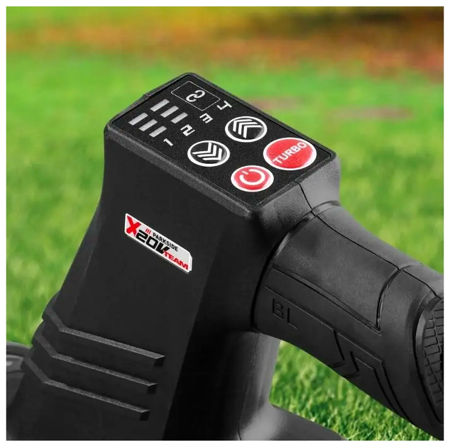 Аккумуляторный садовый пылесос 40 В бесщеточный 800 м3ч для уборки листьев черный PARKSIDE CS-0569 - зображення 4