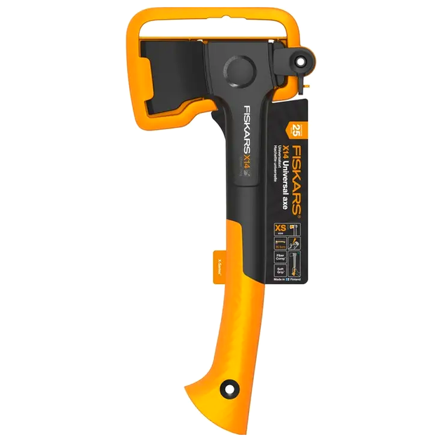 Универсальный топор сталь 35.5 см для дома черный Fiskars CS-0013 - изображение 3