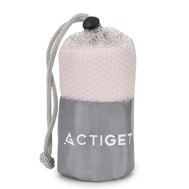 Полотенце спортивное Actiget 80 x 40 см из микрофибры ACT0184 Light Pink - изображение 14