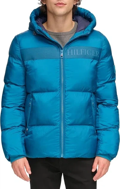 Мужская межсезонная куртка Tommy Hilfiger р. XXL, синяя - Фото 1 Мужская межсезонная куртка Tommy Hilfiger р. XXL, синяя - изображение 1