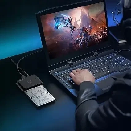 Адаптер-перехідник FIDECO S3G-PL03 USB 3.0 до SATA та IDE для HDD/SSD 2.5/3.5 дюйма - Б/В - зображення 3