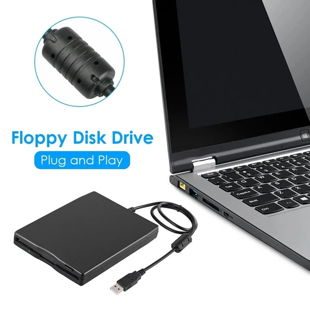 Внешний дисковод для USB Portable Diskette Drive 3.5" FDD (внешний флоппи-дисковод USB для гибких магнитных дисков) - Б/У - изображение 5