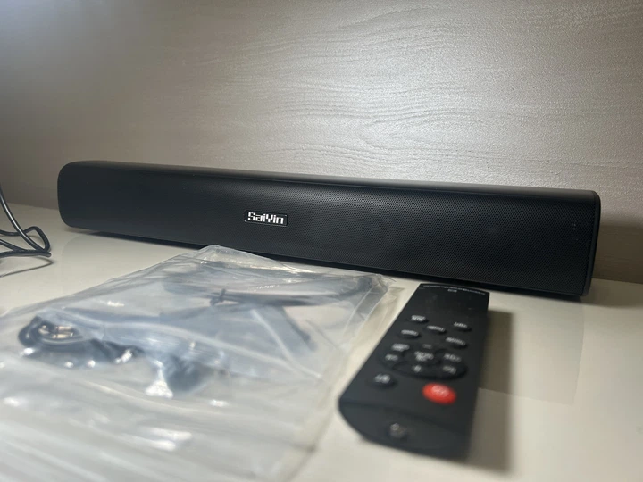 Саундбар Saiyin DS6301 Bluetooth Sound Bar for Smart TV, Компактна звукова панель акустична система для телевізора та - Б/В - зображення 8