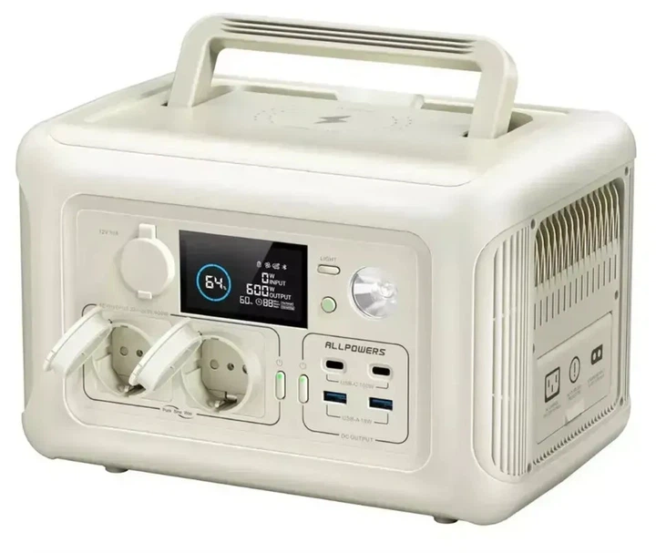 Зарядна станція ALLPOWERS R600 (600 Вт, 299 Вт·год, LiFePO4) - Фото 1 Зарядна станція ALLPOWERS R600 (600 Вт, 299 Вт·год, LiFePO4) - изображение 1