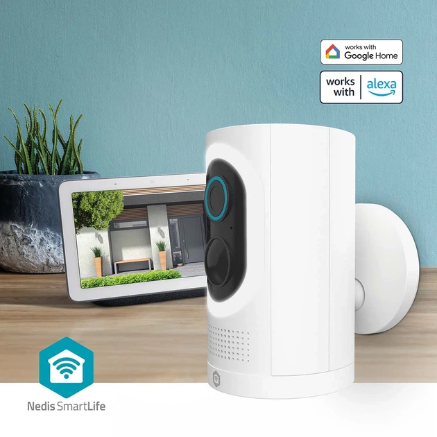Kamera IP Nedis SmartLife Outdoor Camera Spotlight 3MP White (WIFICBO33WT) - obraz 15