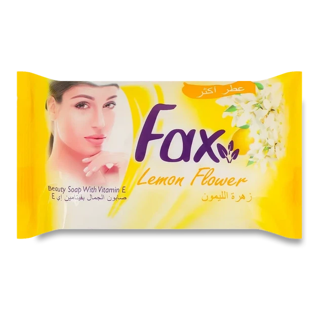 Туалетне мило Fax Lemon Flower, 100 г - Фото 1 Туалетне мило Fax Lemon Flower, 100 г - зображення 1