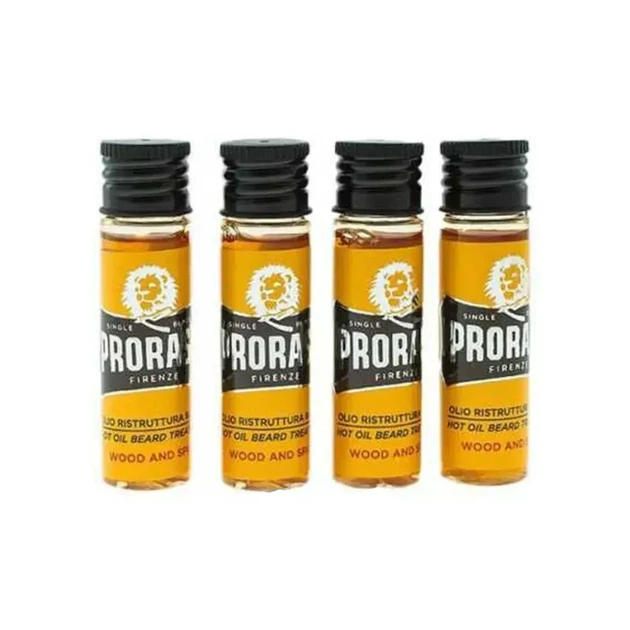 Интенсивный уход за бородой Proraso Hot Oil Beard Treatment Wood & Spice 4х17 мл, горячее масло для смягчения и питания - изображение 6