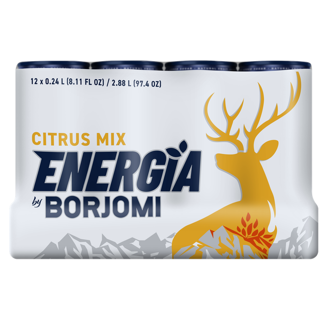 Упаковка напитка безалкогольного Borjomi Energia Сильногазированный Сокосодержащий со вкусом Цитрусовых 0.24 л х 12 шт (4860019003685) - изображение 7