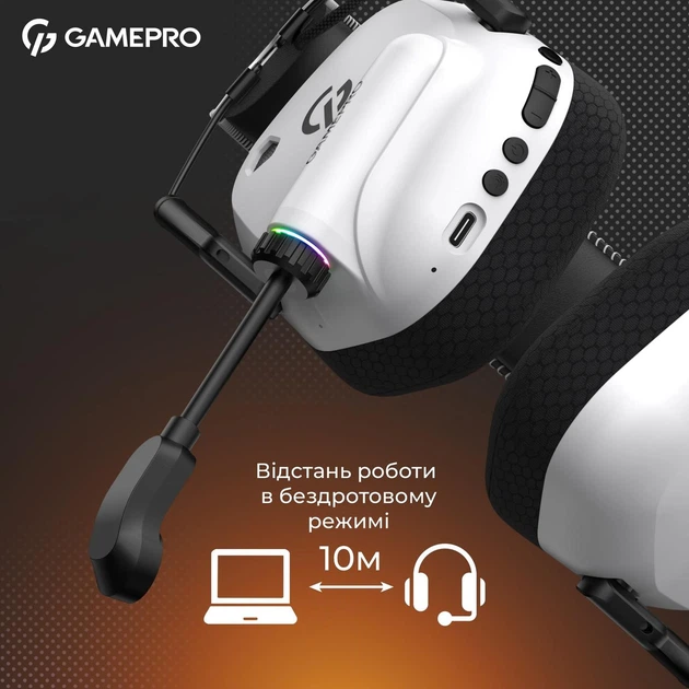 Гарнітура GamePro Genesis Mercury Pro White (HSW120W) ( 26608 ) - изображение 19