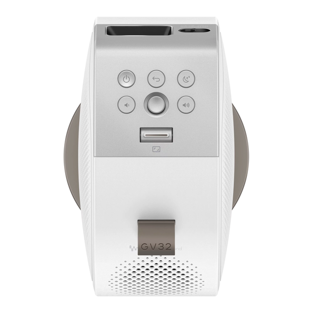 Проектор портативный BenQ GV32 DLP FHD 500 ANSI лм HDMI USB-C Wi-Fi White (9H.R0K77.59E) - изображение 4