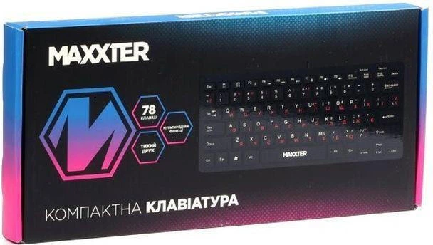 Клавиатура Maxxter KBM-C01B-UA - Фото 5 Клавиатура Maxxter KBM-C01B-UA - изображение 5
