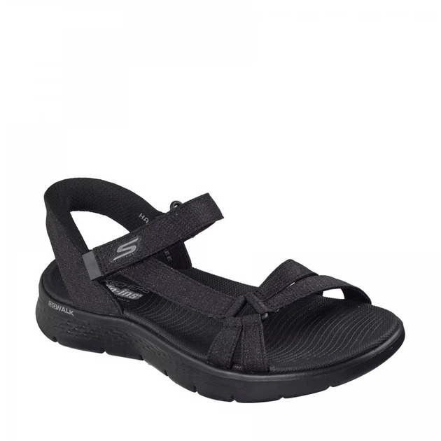 Жіночі сандалі Skechers Go Walk Flex Sandal Black/Black 35 Чорний 141481-BBK - Фото 2 Жіночі сандалі Skechers Go Walk Flex Sandal Black/Black 35 Чорний 141481-BBK - зображення 2