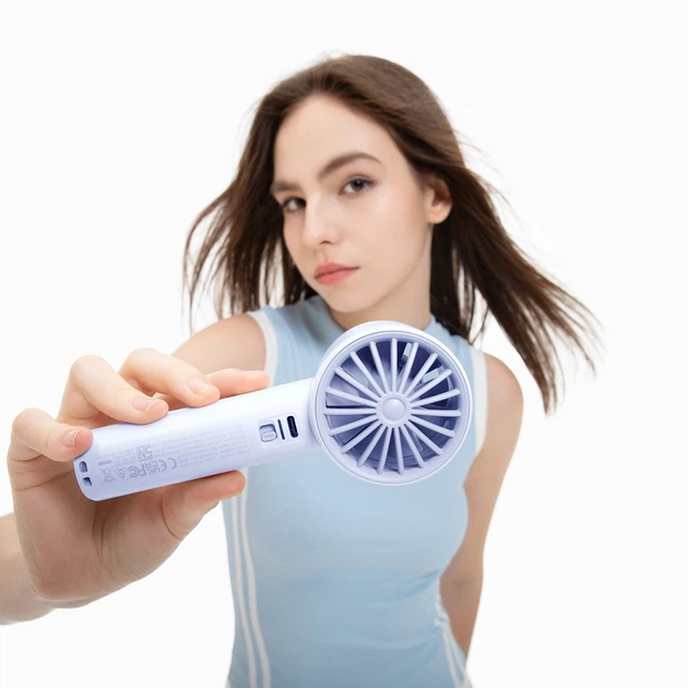 Wentylator Jisulife Handheld Fan 10 Niebieski - obraz 7