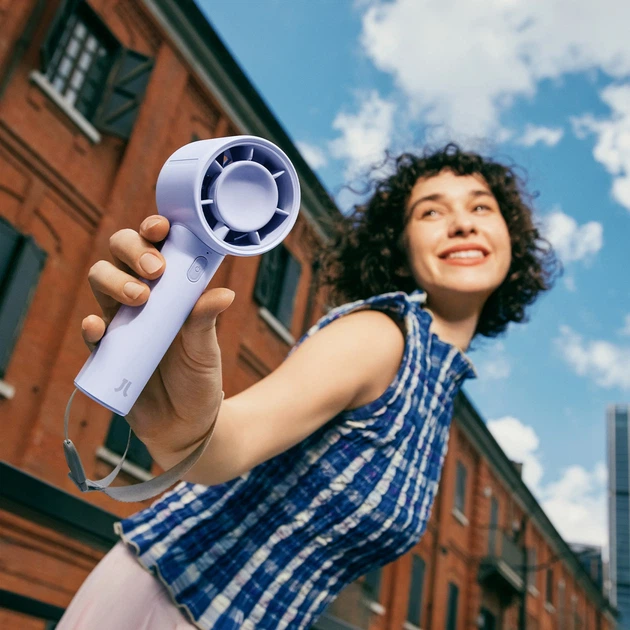 Wentylator Jisulife Handheld Fan 10 Niebieski - obraz 9