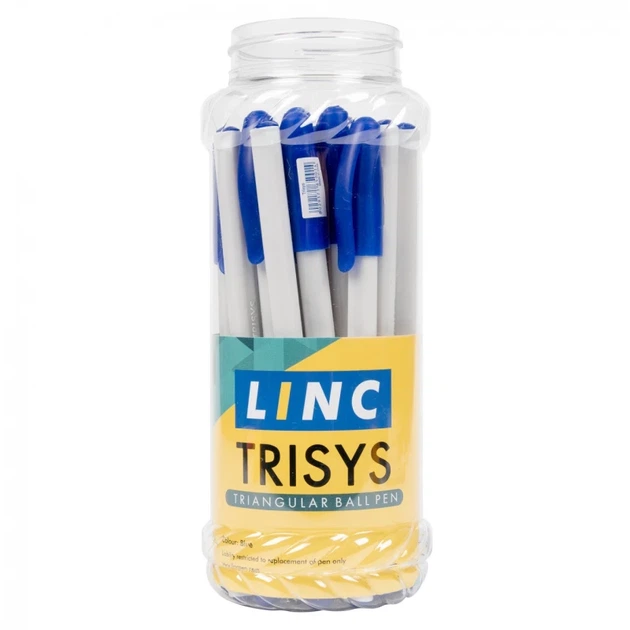 Ручка кулькова масляна Trisys LINC 411715 Синій shop (8029171650014) - изображение 2