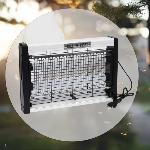 Электрическая мухоловка-уничтожитель насекомых с УФ-лампой 308 8W 220V Black - изображение 3