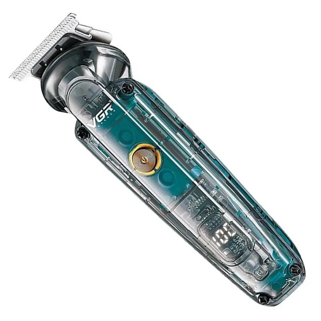 Беспроводная машинка для стрижки + 5 насадок, с USB, VGR V949, Синяя / Мужской триммер / Триммер для стрижки волос - изображение 8