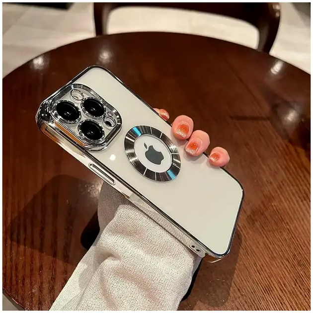 Чехол противоударный для iPhone 16 Pro Max серый матовый с MagSafe защита от ударов и царапин - Фото 4 Чехол противоударный для iPhone 16 Pro Max серый матовый с MagSafe защита от ударов и царапин - изображение 4