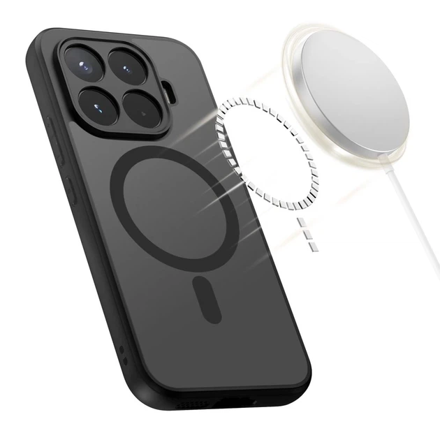 Чехол Tech-Protect Magmat для Xiaomi 17T Matte Black with MagSafe (5906302323470) - изображение 3