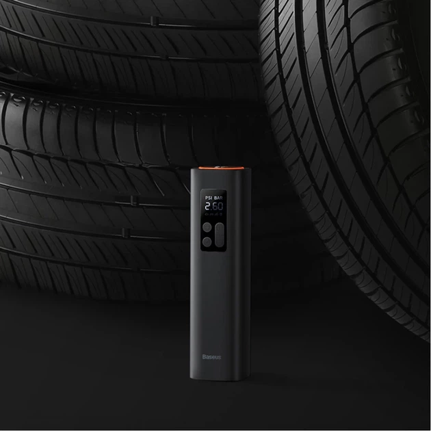 Автомобильный насос Baseus Super Mini Inflator Pump Black (CRCQ000001) - изображение 13