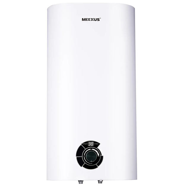 Бойлер Mixxus Flat Wet EWH-03100 2 кВт 100л мокрий ТЕН, вертикальний, білий (WH0016) - Фото 1 Бойлер Mixxus Flat Wet EWH-03100 2 кВт 100л мокрий ТЕН, вертикальний, білий (WH0016) - зображення 1