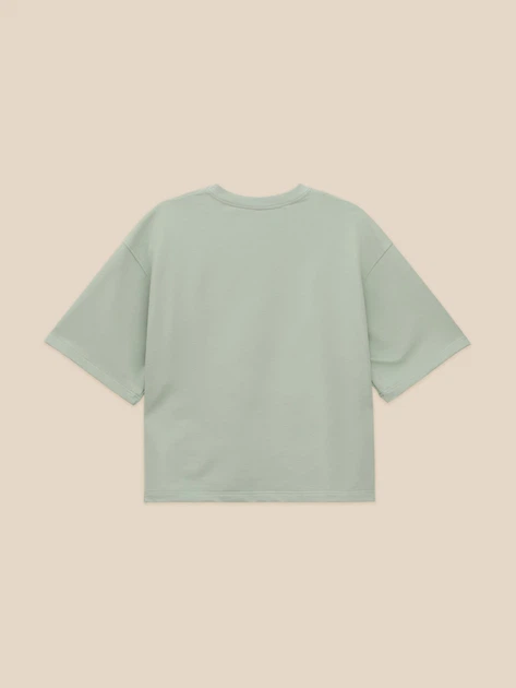 Футболка оверсайз однотонна жіноча LAWA WBC02538 L Мятно-зелений shop (2000999636677) - Фото 3 Футболка оверсайз однотонна жіноча LAWA WBC02538 L Мятно-зелений shop (2000999636677) - изображение 3