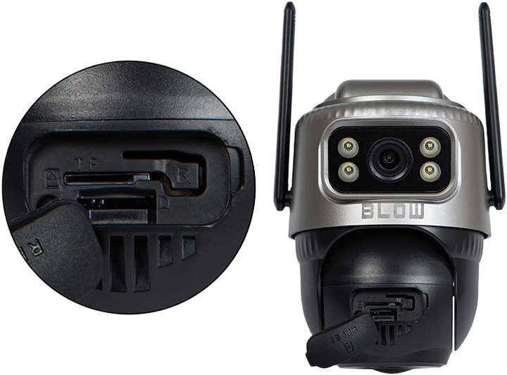IP-камера Blow H-384 PTZ WiFi 4MP (5900804149002) - зображення 3