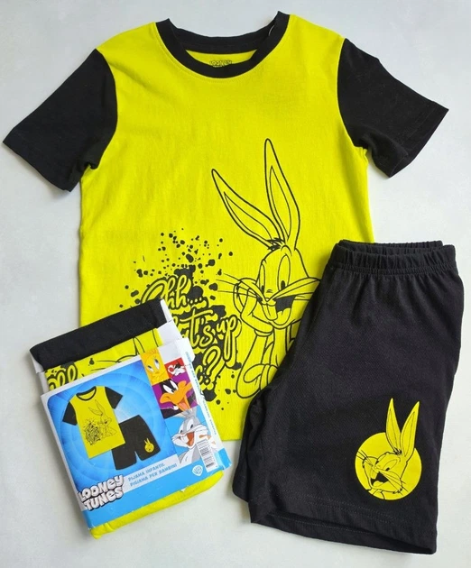 Детская пижама летняя Looney Tunes 134-140 см для мальчиков 016657 - Фото 1 Детская пижама летняя Looney Tunes 134-140 см для мальчиков 016657 - изображение 1
