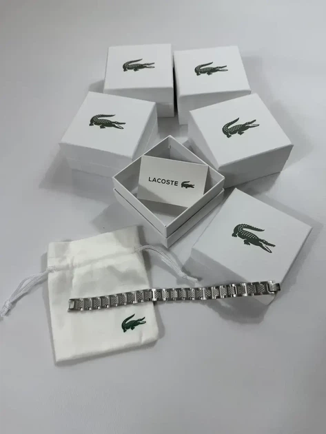 Чоловічий браслет Lacoste із неіржавкої сталі - Фото 4 Чоловічий браслет Lacoste із неіржавкої сталі - зображення 4