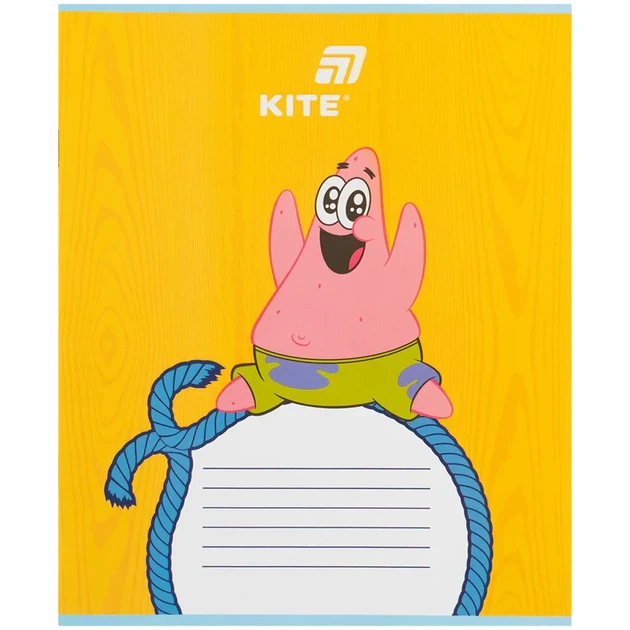 Тетрадь школьная Kite Sponge Bob SB26-235, 12 листов, косая линия - Фото 1 Тетрадь школьная Kite Sponge Bob SB26-235, 12 листов, косая линия - изображение 1