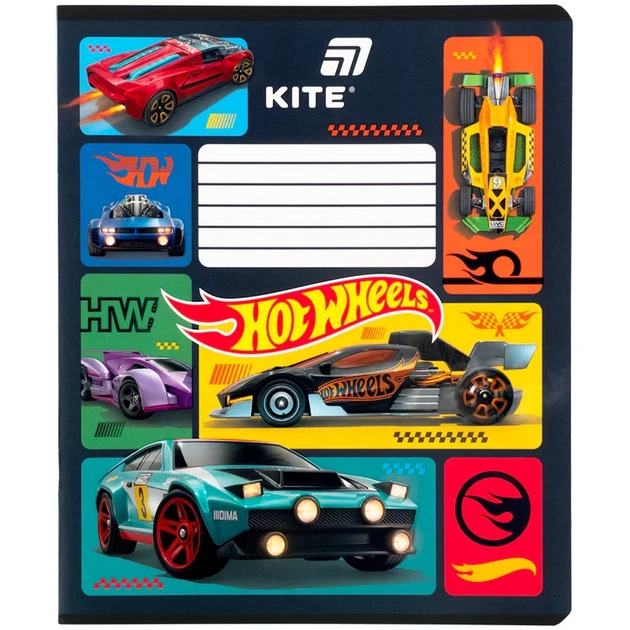 Тетрадь школьная Kite Hot Wheels HW26-234, 12 листов, линия - изображение 5