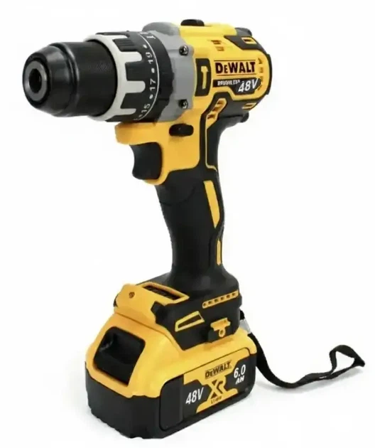 Набор 4в1 в кейсе DeWalt (Шуруповер DCD996 + Болгарка DCG413 + Перфоратор DCH263 + Гайковерт DCF922) Шуруповерт аккумуляторный Дрель 48V/6Ah - изображение 5