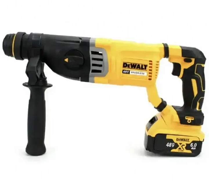 Набор 4в1 в кейсе DeWalt (Шуруповер DCD996 + Болгарка DCG413 + Перфоратор DCH263 + Гайковерт DCF922) Шуруповерт аккумуляторный Дрель 48V/6Ah - изображение 6