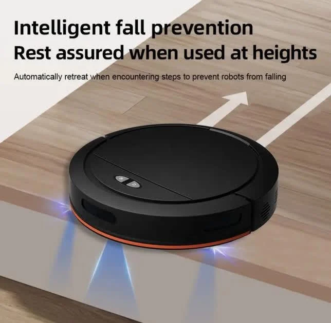 Робот-пилосос Intelligent Robotic Vacuum Cleaner OB 16 Чорний - зображення 4