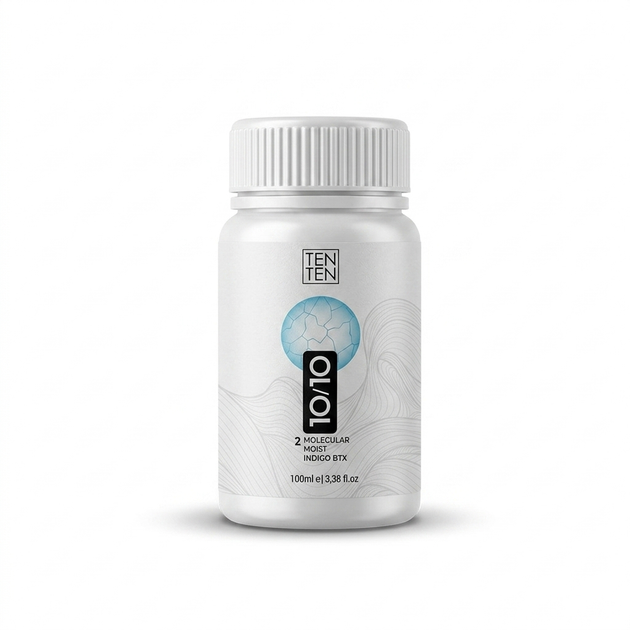 Ботокс для волос BTX MOLECULAR MOIST INDIGO шаг 2 100мл - Фото 4 Ботокс для волос BTX MOLECULAR MOIST INDIGO шаг 2 100мл - изображение 4