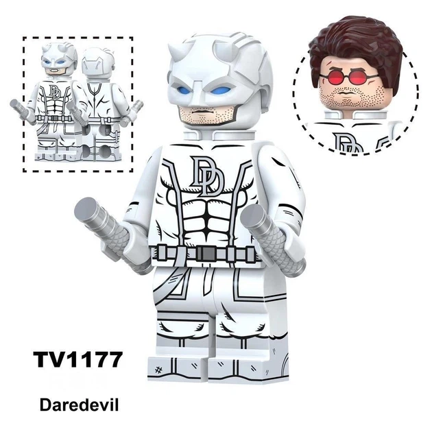 Фігурка мініфігурка до конструктора Marvel Шибайголова Daredevil Born Again white suit TV1177 403 - Фото 1 Фігурка мініфігурка до конструктора Marvel Шибайголова Daredevil Born Again white suit TV1177 403 - зображення 1