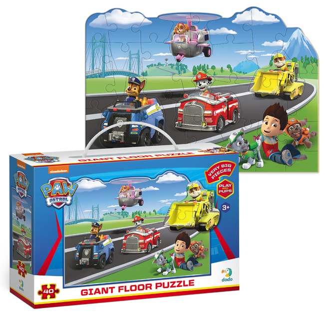 Великий пазл на підлогу Paw Patrol - изображение 3