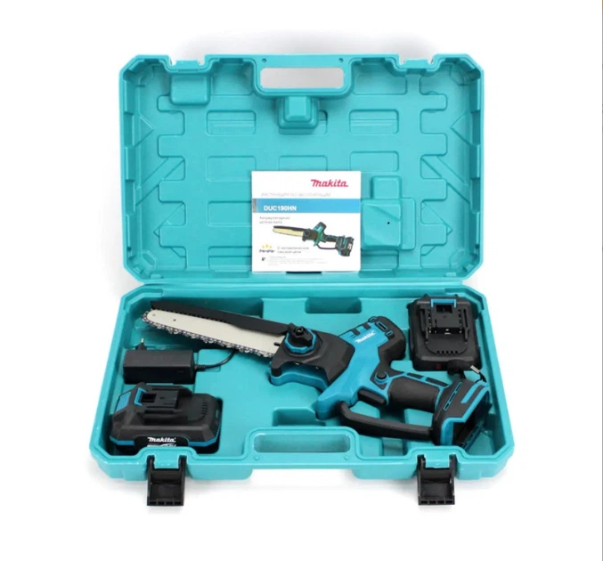 Мини пила цепная Makita DUC190HN Аккумуляторные мини-пилы 48 V для обрезки веток и деревьев (Пилы для садовых работ) - изображение 7