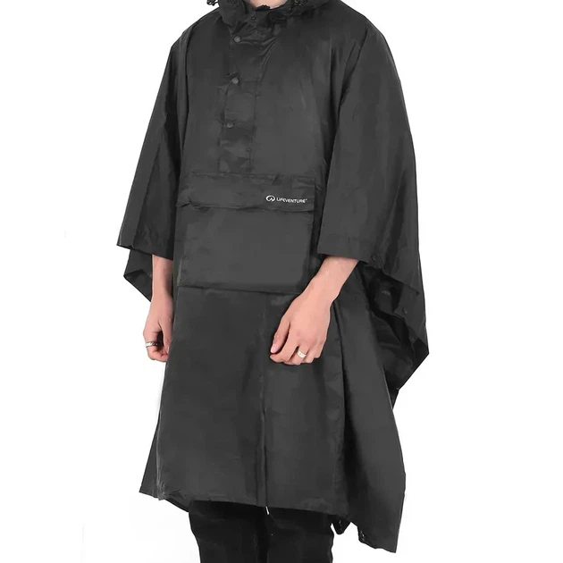 Пончо Lifeventure Poncho Black Uni (100089235) - изображение 2