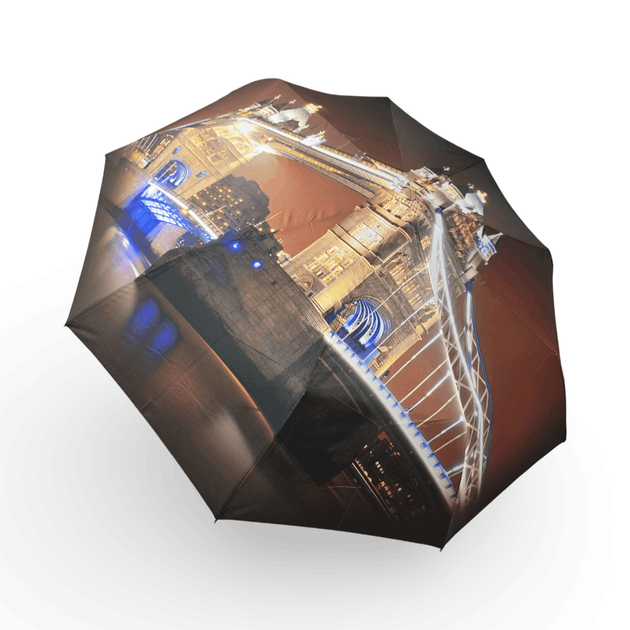 Жіноча парасоля-автомат Rain Flowers 9 спиць карбон подарункова упаковка R01070F5 - зображення 5