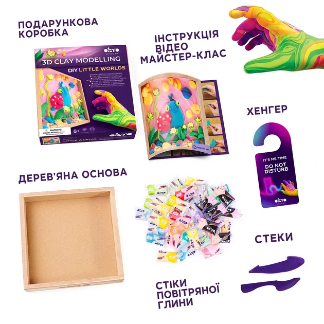 Набор для создания объемной картины Okto Улитка 21x21 см (20051) - изображение 3