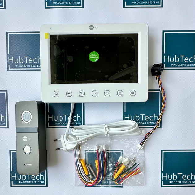 Комплект відеодомофону Neolight NeoKIT HD WF Graphite - Фото 6 Комплект відеодомофону Neolight NeoKIT HD WF Graphite - зображення 6